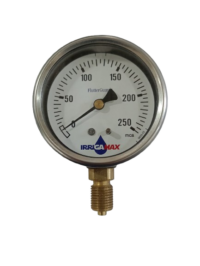 MANÔMETRO PARA BOMBA DE IRRIGAÇÃO 1/4" 0-250M.C.A