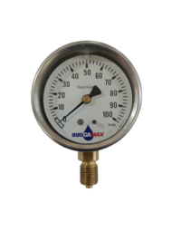 MANÔMETRO PARA IRRIGAÇÃO 1/4" 0-100M.C.A