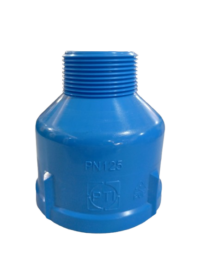 ADAPTADOR LONGO 75MM SOLDA BOLSA X 1.1/2" ROSCA PONTA PVC